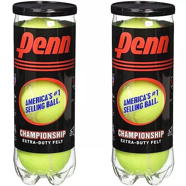 Penn Championship Tennis Balls - Extra Duty Felt Pressurized Tennis Balls - (...