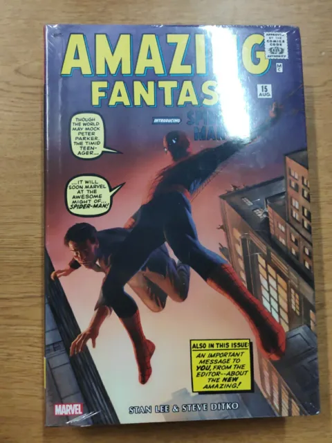 DAMAGED Amazing Spider-Man Omnibus Vol 1 Ross Cover 2022 Marvel Hardcover Sealed