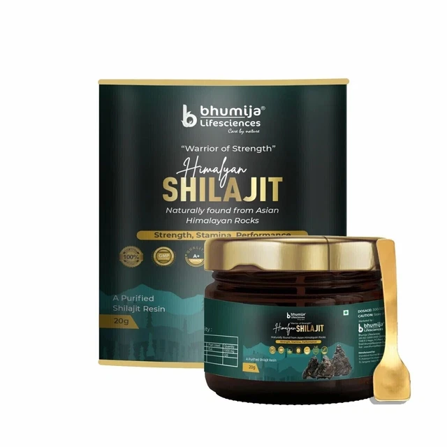 Shilajit Himalayen Biologique - Résine Pure 20g - Complément Alimentaire Énergétique - Exp. Avril 2027