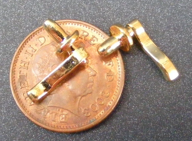 Pair Of Brass Lever Door Handles Tumdee 1:12 Scale Dolls House Accessory DIY587