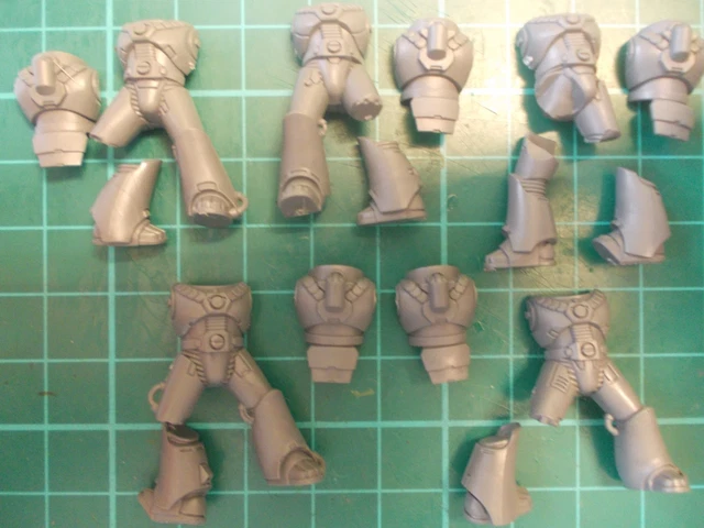 5x MKIII Space Marine Legion Heads – Horus Heresy / 40k – Games Workshop Bits – Unassembled & Unpainted
