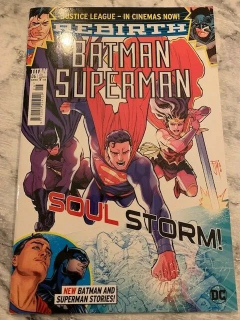 Batman Superman Rebirth 6 - UK Titan DC Comics 2018 Rare Hot series NM 1st Print