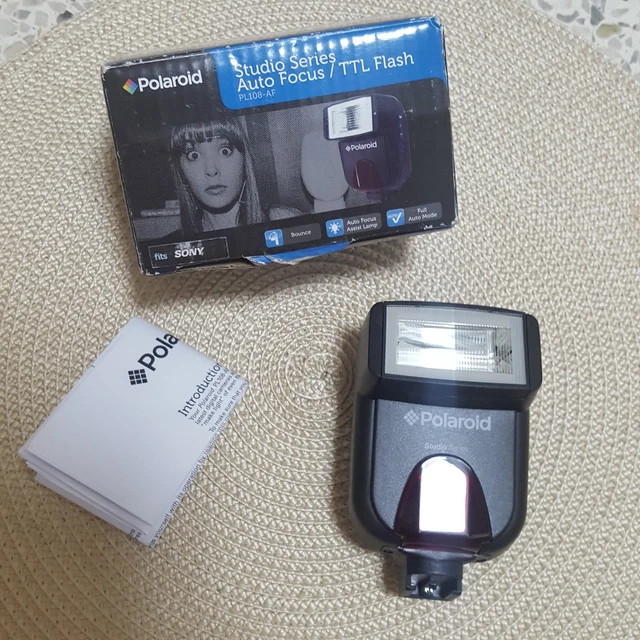 Polaroid Studio Series Digital Auto Focus Flash  / TTL Shoe Mount For Sony New