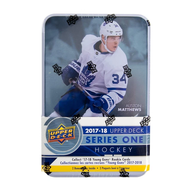 2017/18 Upper Deck Series 1 Hockey Tin English Factory Sealed