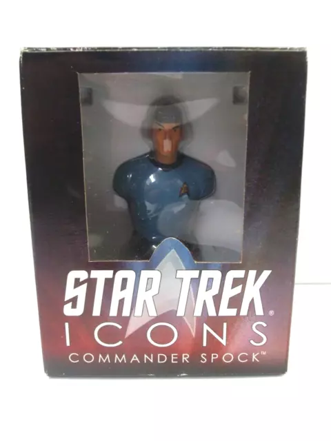 Star Trek Icons Commander Spock - Mini Bust Statue 2008 Diamond Select Toys