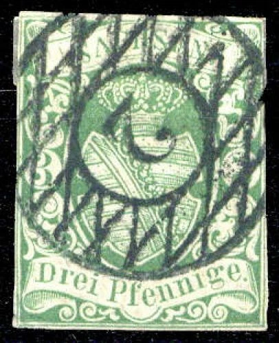 1851, Altdeutschland Sachsen, 2, gest. - 2804479