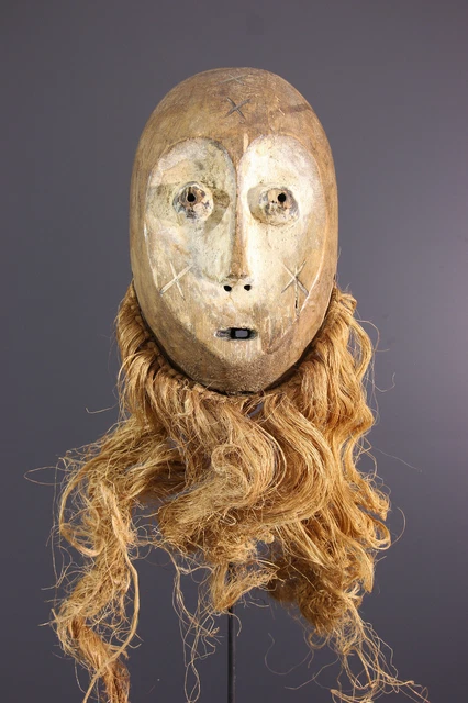 Lega Mask African Tribal Art Africain Arte Africana Afrikanische Kunst **