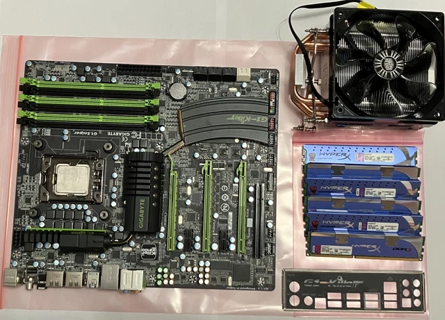 GIGABYTE INTEL Motherboard Core i7-960, 12GB DDR3 RAM