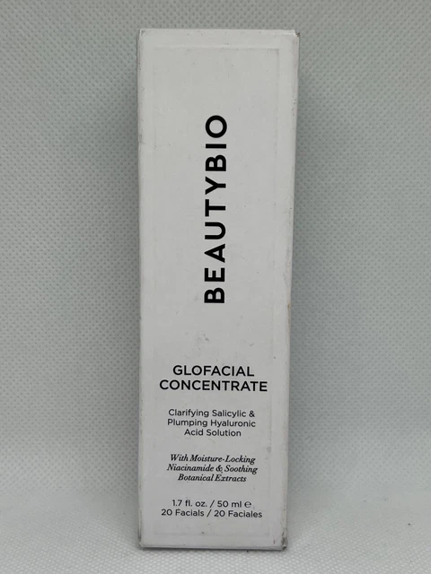 Beautybio Glofacial Concentrado 1.7 Fl oz 50 ml Nuevo y Sellado en Caja