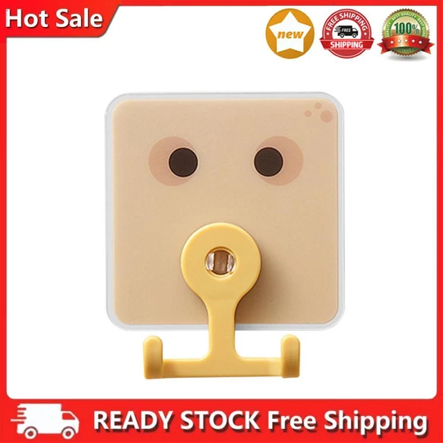 KANUBI Door Hook, Wall Hook, Hook, No Drilling, Waterproof, Punchless Plug H