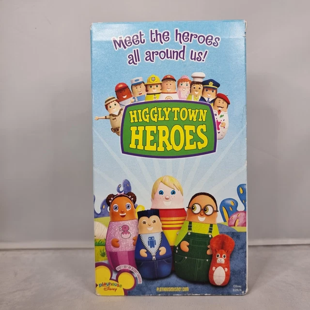 2004 PLAYHOUSE DISNEY Channel Higglytown Heroes American VHS Video