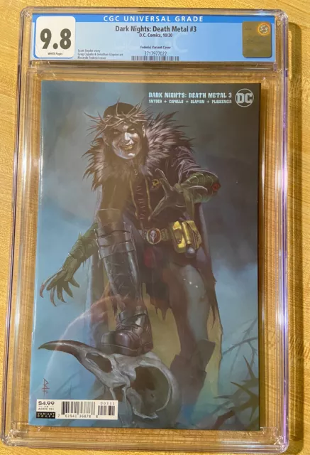 Dark Knights Death Metal 3 CGC Graded 9.8 NM/MT Variant DC Comics 2020