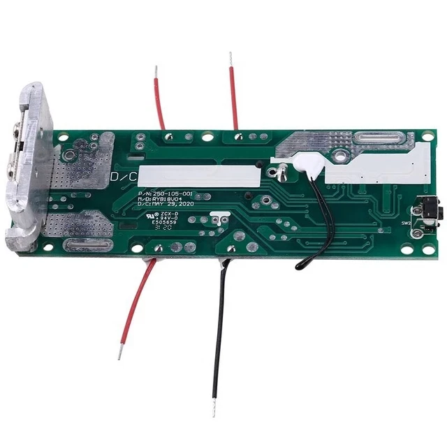 1 pz scheda PCB 11 X 4 X 2,3 cm per Ryobi 18 V scheda di protezione batteria al litio