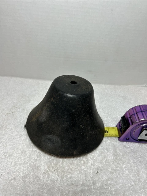Dinner Bell Cast Iron Wall Mounted Rustic Antique Black Replacement