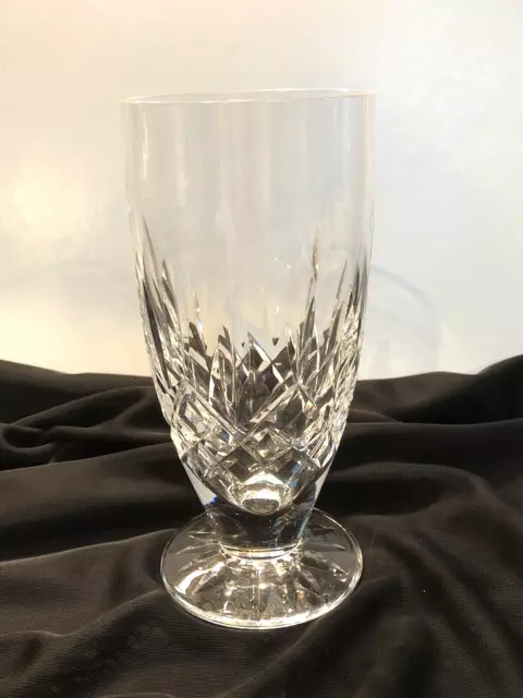 Waterford LISMORE Footed Iced Tea Water Glass Vintage Old Mark - Excellent