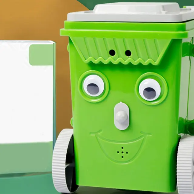 Mini poubelle tri jouet jouet de recyclage, éducatif avec 108 cartes des