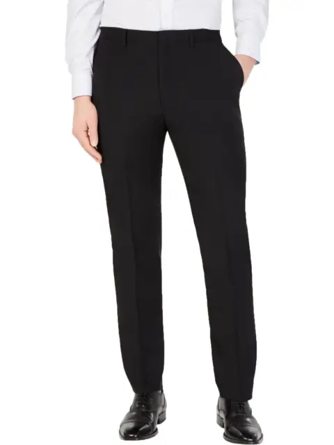 DKNY Women's Men's Wool Blend Business Dress Pants Black Size 30X30