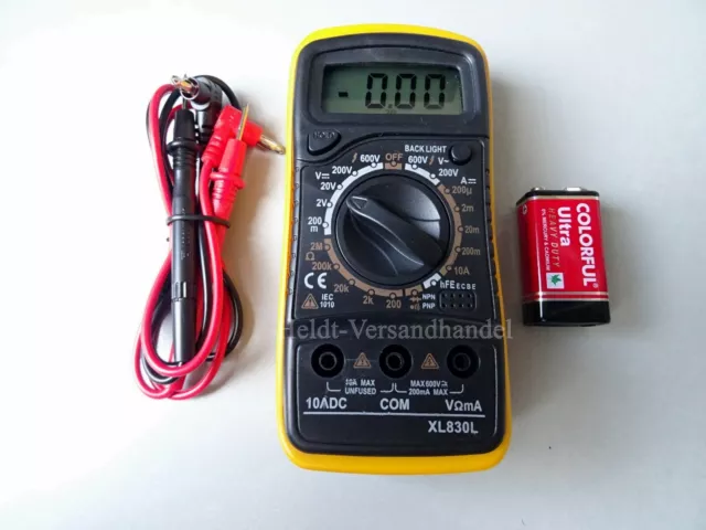 Multimeter Stromprüfer Vielfach-Messgerät Voltmeter Spannungsmesser Neu