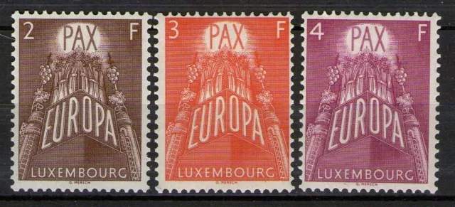 Europa-CEPT  1957 Luxemburg Mi.Nr. 572-74 **/MNH