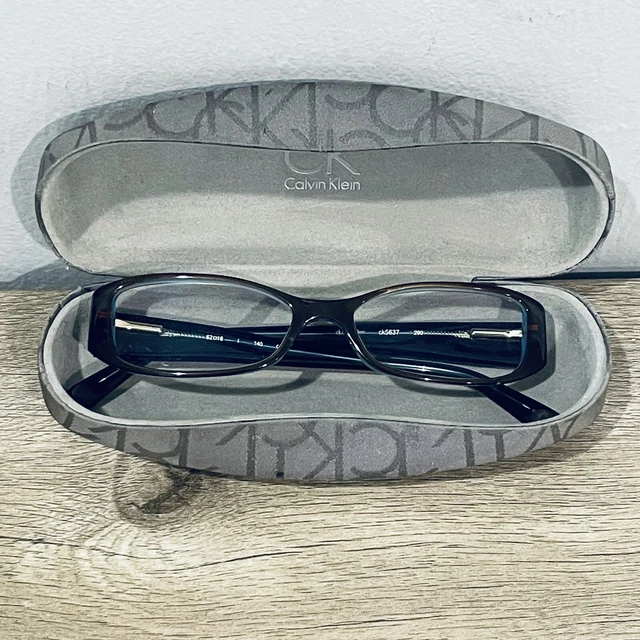CALVIN KLEIN EYEGLASS Sunglass Frames Case ck5637 200 Brown Blue