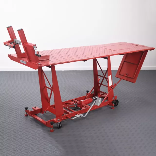 Biketek Hydraulic Lift Motorcycle Workshop Lift Table Heavy Duty Ce Approved