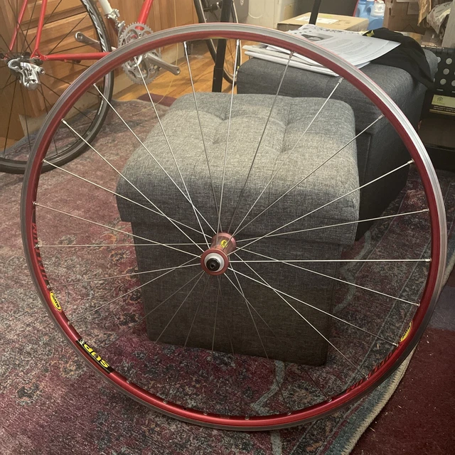 Paire De Roues Mavic Helium 700 Aluminium Tubulaire - New Old Stock