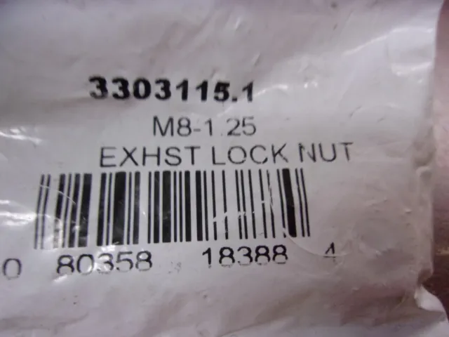 3303115.1 Exhaust Lock Nut M8-1.25