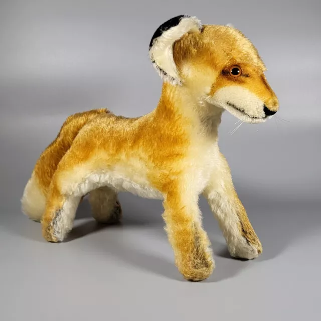 Steiff: antik * 28cm großer Fuchs Xorry * 60er * unbespielt * K. F. *