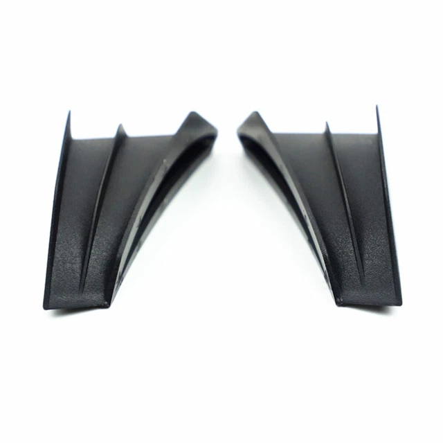 Pair Motorcycle Front Fairing Winglets Wind Air Deflector Side Wing Kit Spoiler