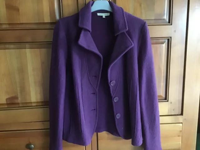 LAURA ASHLEY JACKET SIZE 16. 100% lambswool. used but good cond