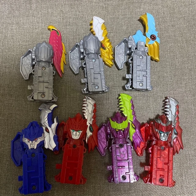 POWER RANGERS DINO Fury Ryusoulger Ryusoul 7p Set Key Morpher BANDAI ...