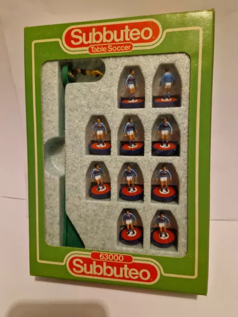 Complete Vintage Subbuteo Lw Lightweight 595 Ipswich Town Football Team