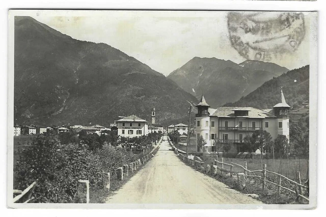 Pinzolo Trento Via Con Albergo Miramonti Viaggiata Anni '30 Fp #259