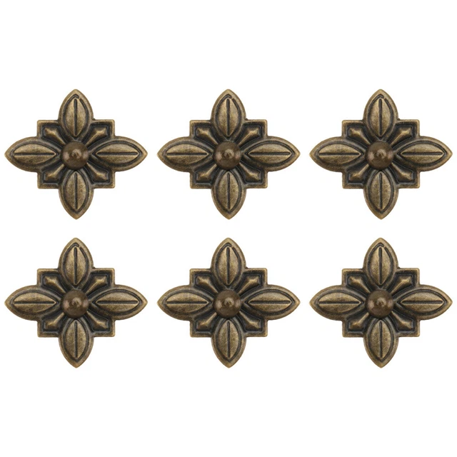 6 Sets Perno Perni Per Tappezzeria Per Mobili Adesivi D'epoca Decorare