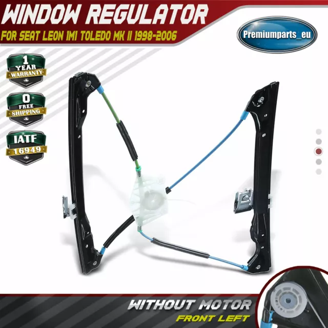 Window Regulator w/o Motor for Seat Leon 1M1 Toledo MK II 1998-2006 Front Left