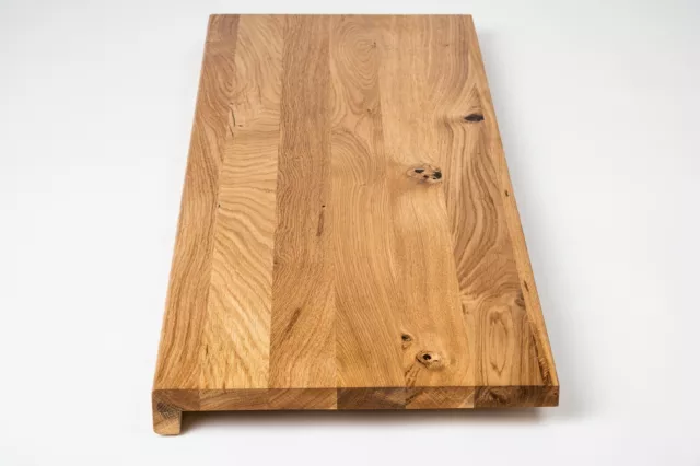 Gradino scale rovere rovere selvatico 20 mm DL olio cera dura naturale con labbro in gomma