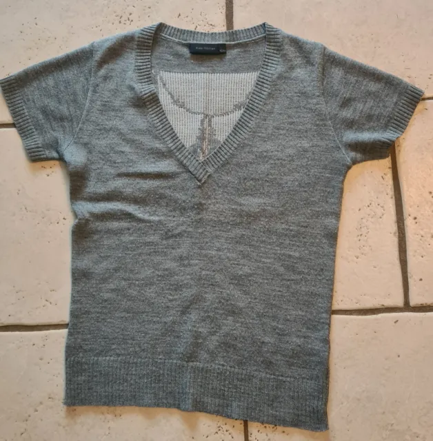 Pull gris pour Femme Taille M joli et féminin