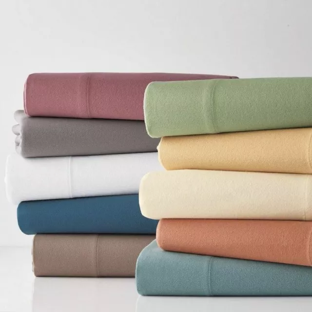 Glorious 1 PC Fitted Sheet 15" Deep Pocket 1000 TC Cal King Size Solid Colors