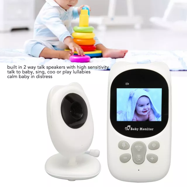 Baby Monitor 2.4in LCD Display Kamera Set Zwei-Wege Talk Night View Wireless GD2