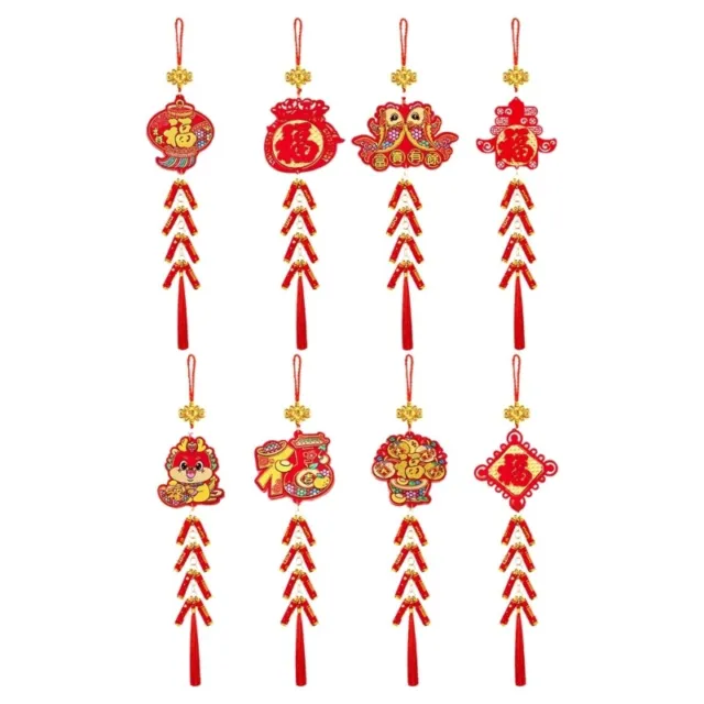 Crackers Pendant with Tassels Chinese Spring Festival Party Supplie