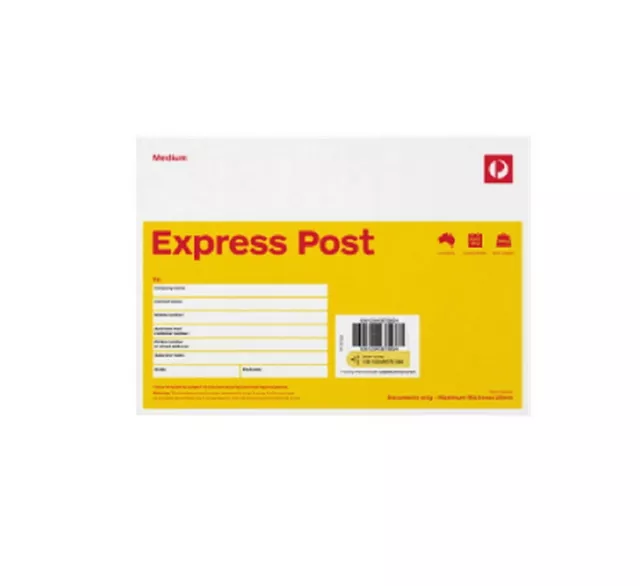 Australia Post Express Post Medium (C5) Envelope - 10 Pack  FREE POST