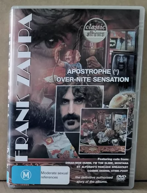 Frank Zappa Apostrophe (') Rajon Classic Albums Serie 2007 Aus Dvd Sent Tracked