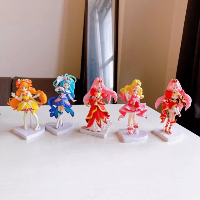 GLITTER FORCE GO! Princess Pretty Cure PreCure Cutie Figure 5p Set ...