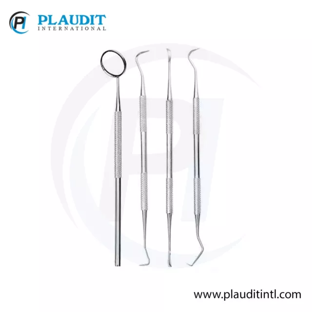 BSI Dental Hygiene Kit - Calculus & Plaque Remover Set - Stainless Steel Tarter