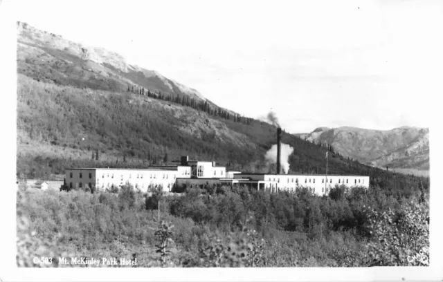 c1950 Mt McKinley Park Hotel, Alaska Real Photo Postcard/RPPC