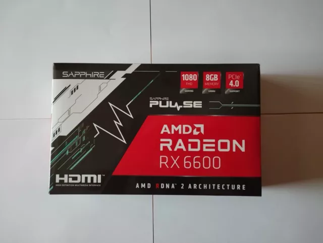 SAPPHIRE PULSE AMD Radeon RX 6600 8GB GDDR6 Scheda Grafica