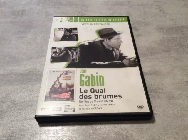 DVD Le Quai Des Brumes JEAN GABIN VERSION RESTAUREE VIDÉO FILM PAL FR VF