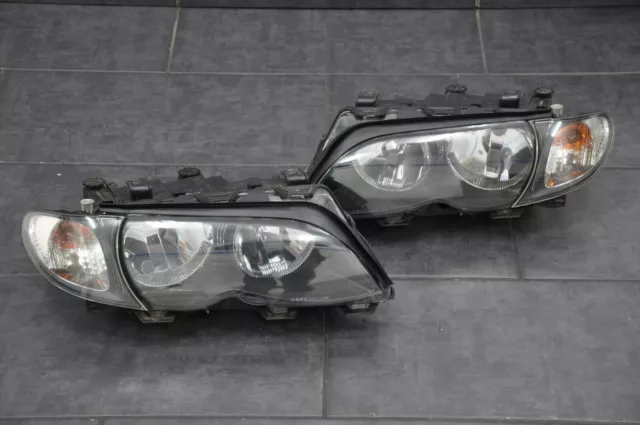 Faro BMW E46 LCI Limo Touring Faros Delanteros Halógeno Depo 344-1109R