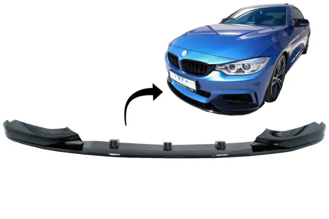 Spoiler avant sport becquet lèvre noir mat pour BMW Série 3 E46 Coupé  Cabrio 98-05 - Speed Wheel