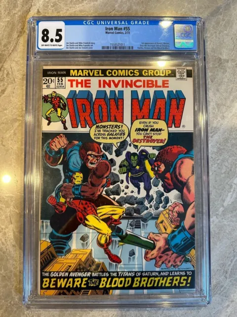 The Invincible Iron Man 55 CGC 8.5